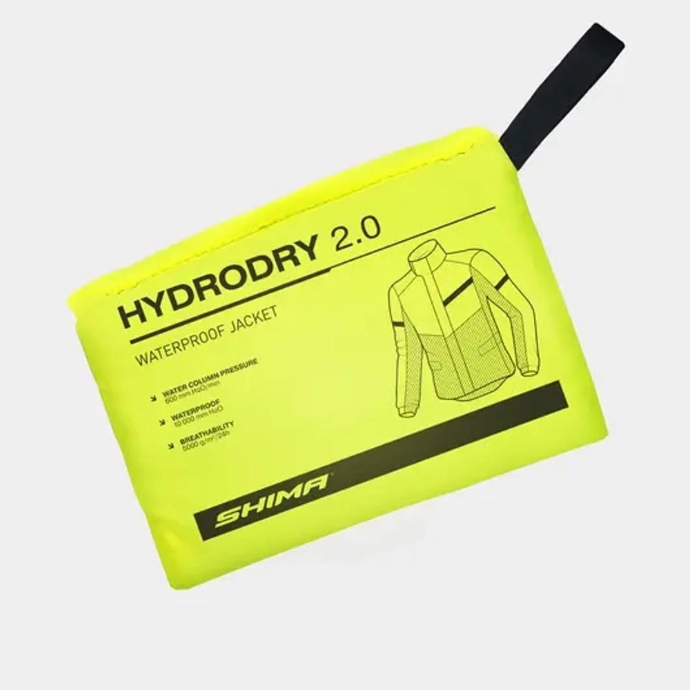 дождевая куртка SHIMA HYDRODRY 2.0 JACKET Black/Fluo
