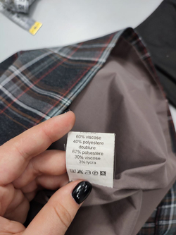 Юбка Gouache в клетку 44 размер