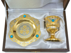 Набор с чаркой "Бирюза"