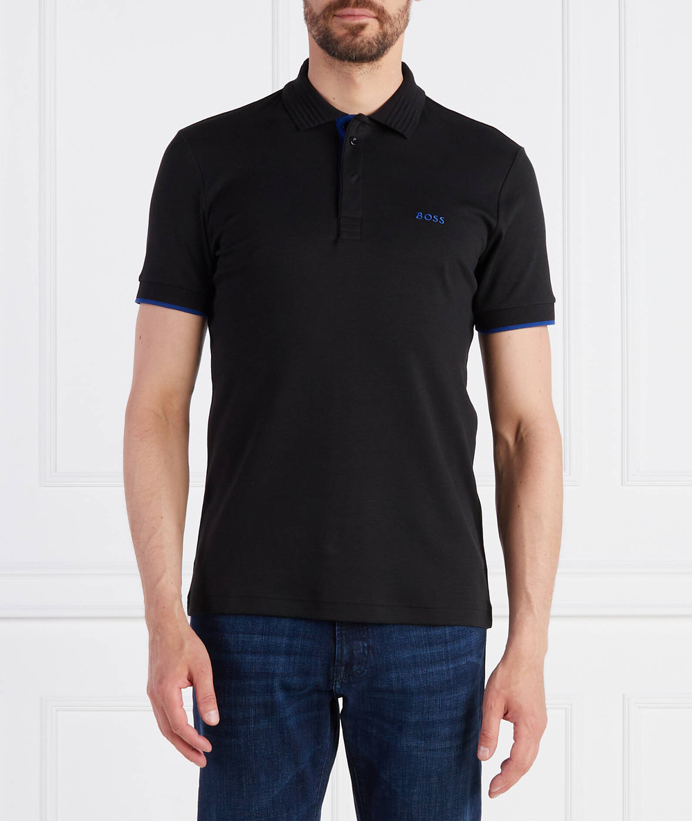 Поло Paule BOSS GREEN - черный(50494327)