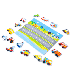 Набор из фетра на липучках Транспорт