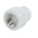 Муфта PP-R комбинированная белая Дн 20х3/4" ВР VALFEX 10129120