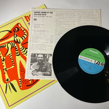 Винтажная виниловая пластинка LP Herbie Mann At The Village Gate (Japan 1976) (No Obi) Summertime