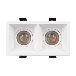 Светильник MS-FLOW-BUILT-S157x85-2x12W Day4000 (WH, 55 deg, 230V) (Arlight, IP20 Металл, 5 лет) 055934