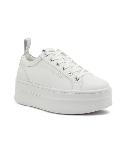 Кожаные кроссовки kobo Karl Lagerfeld - белый(KL65019)