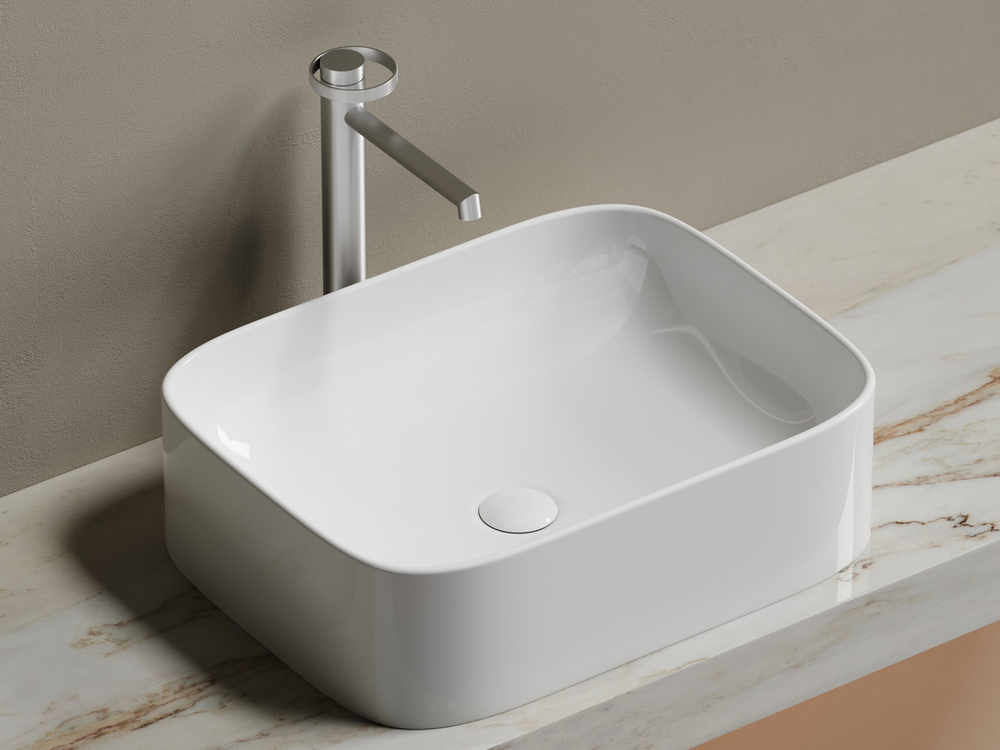 Умывальник чаша накладная прямоугольная Element 505x380x150мм