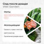 Сад после дождя