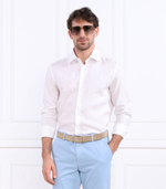 льняная рубашка h-hank-kent-c1-214 BOSS BLACK - белый(50490234)