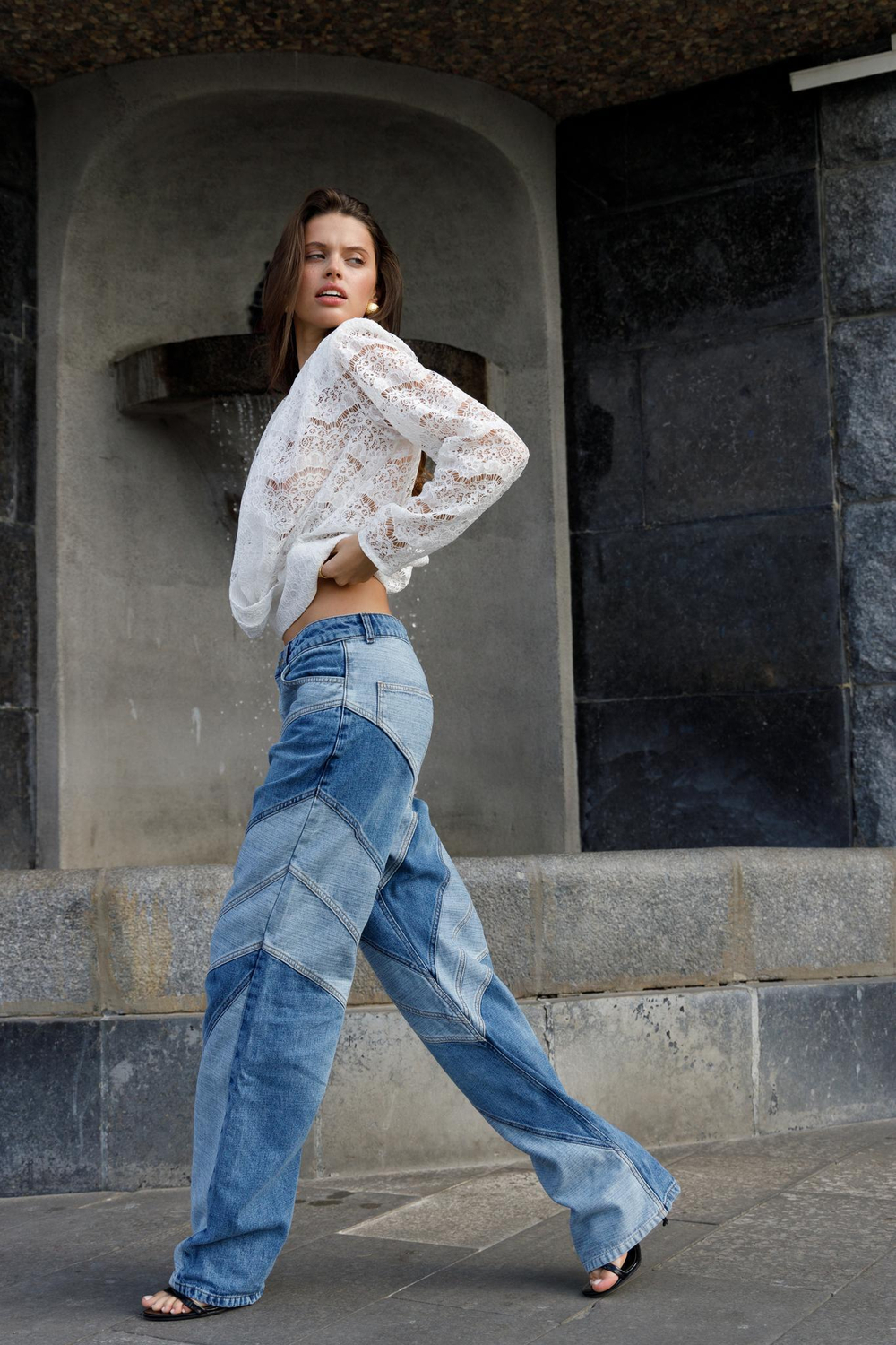 Джинсы JANE COLOR BLOCK