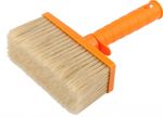 Кисть плоская для фасадных работ, 140х50 мм, натуральная щетина, пластиковая рукоятка// Matrix 83398