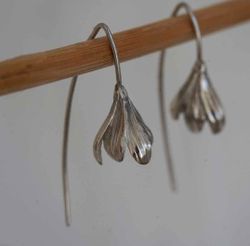 Серьги Подснежники Е060
