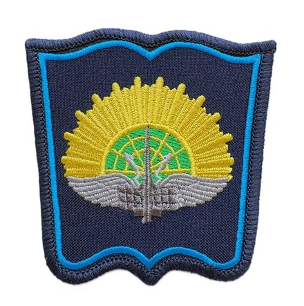 Шеврон вышитый ЯВВУ ПВО (книга) на парадную форму