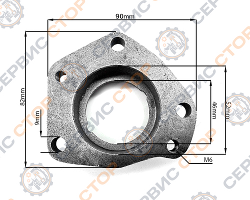 Стакан подшипника КПП (D=62 мм)