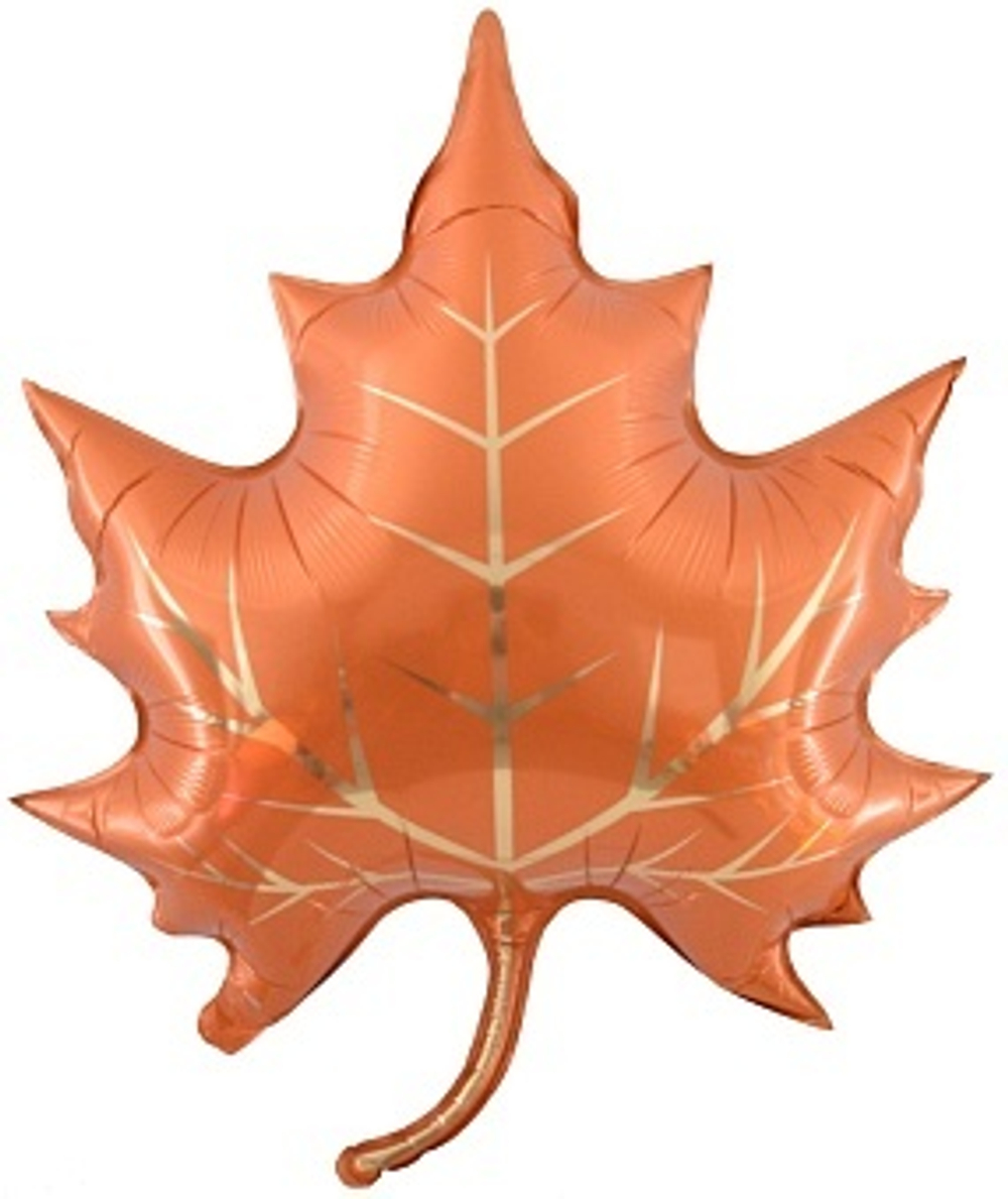 К Фигура Кленовый лист Оранжевый