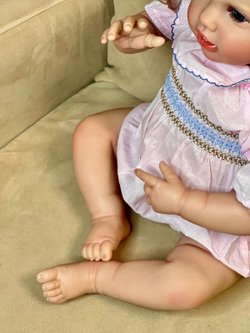 Кукла Реборн мягконабивная 60см в пакете (FA-835)