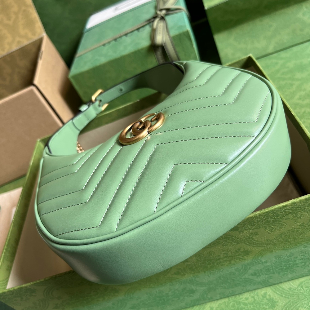 Gucci Marmont Half Moon Shaped Bag