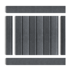 Стеновая панель HiWood декорированная, 270x12 см