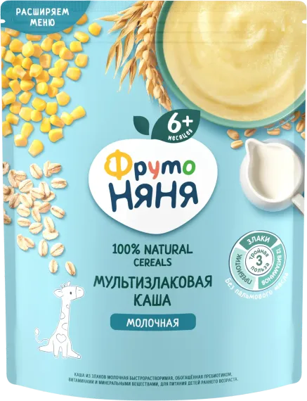 Каша молочная ФрутоНяня мультизлаковая 200г