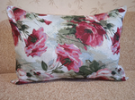 Декоративная гобеленовая наволочка для интерьерной подушки Акварельные розы 68х47