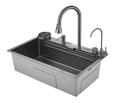 Мойка многофункциональная НЕРЖ (75х46мм) ГРАФИТ  САВОЛ