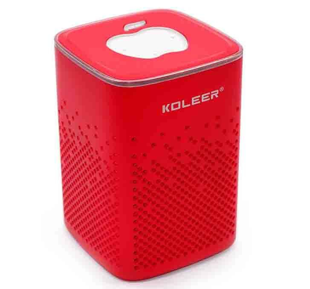 Колонка - Bluetooth KOLEER S818 (красный)