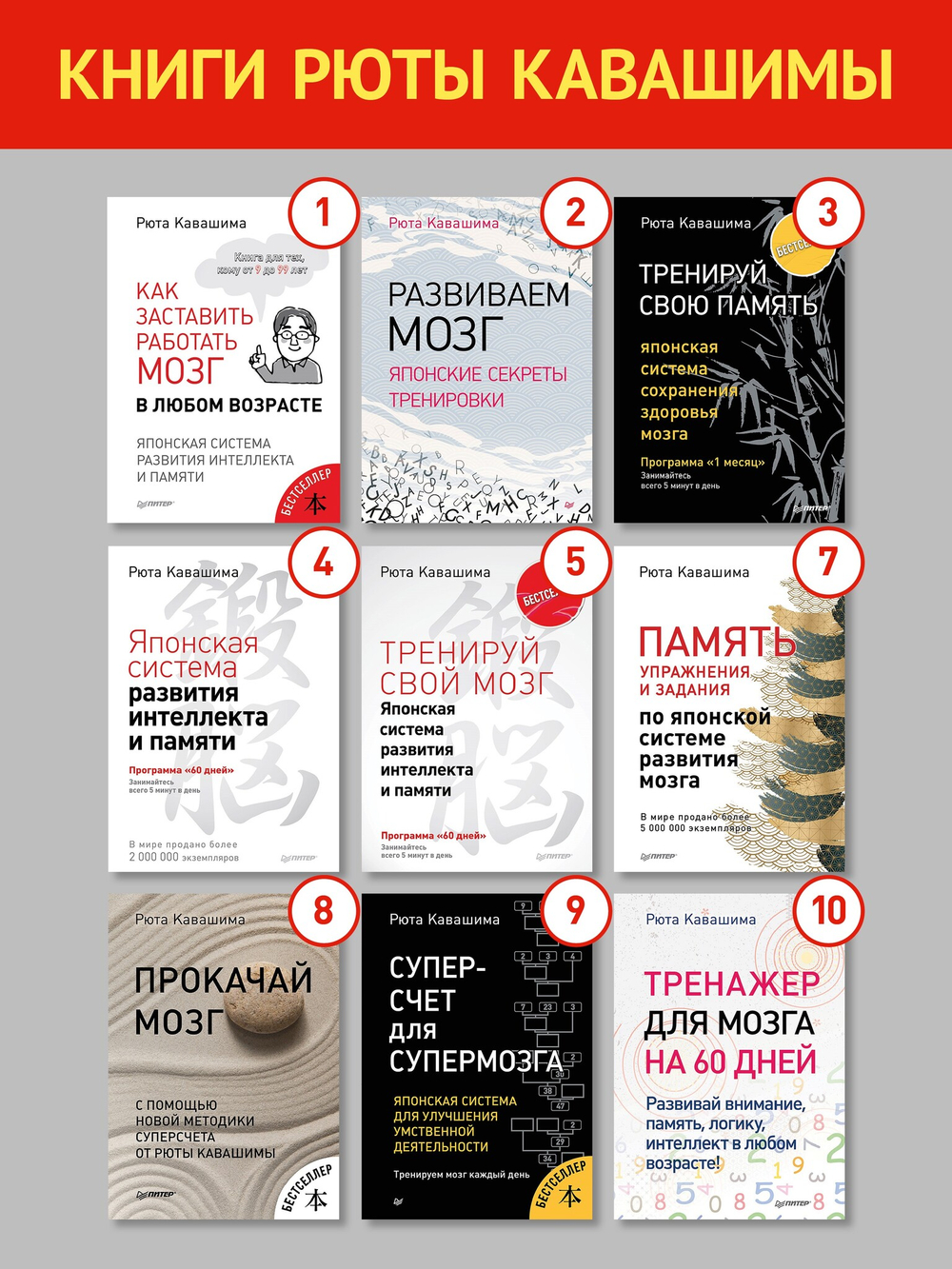 Интеллект. Упражнения и задания по японской системе развития мозга
