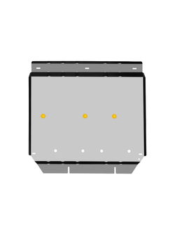 Защита картера и коробки передач (с креп.) для GEELY Preface (2024-н.в.) 2.0 бензин AMT FWD (алюминий, 3 мм)  NLZ.75.28.030A