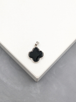 Подвеска клевер эмаль, 15.7мм