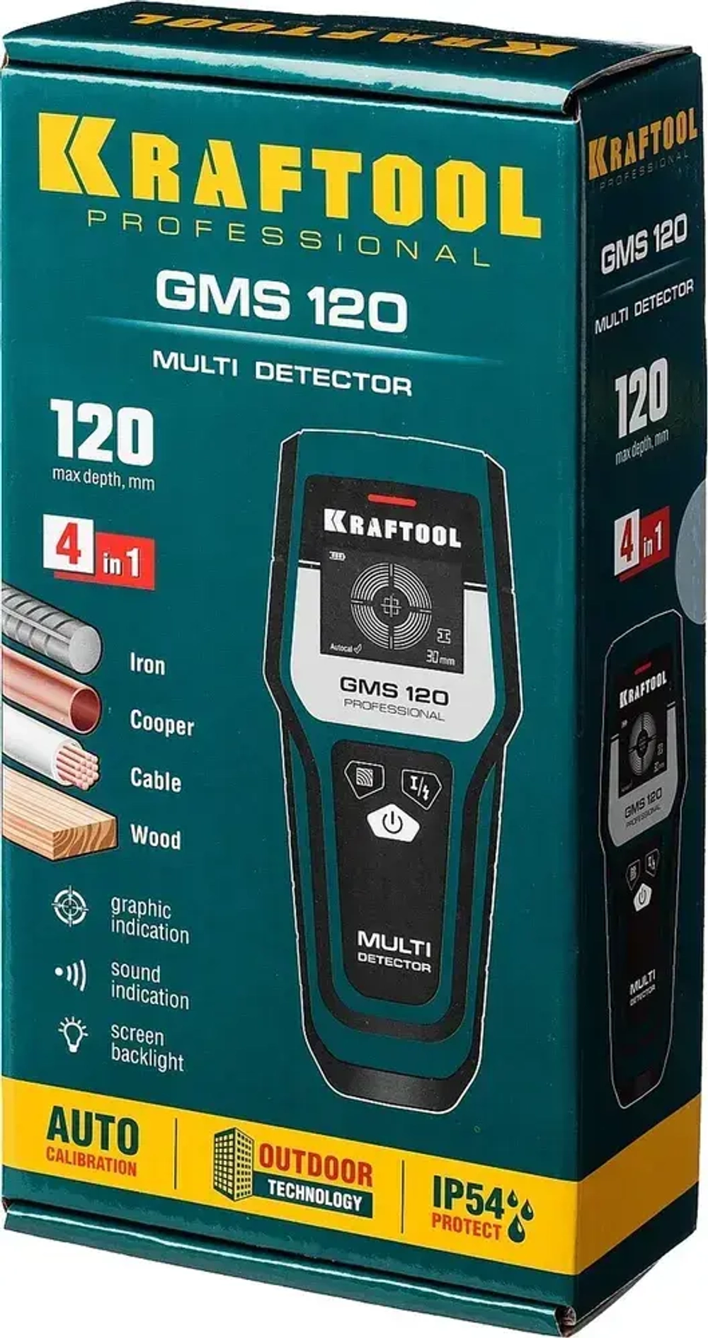 Детектор универсальный Kraftool GMS 120