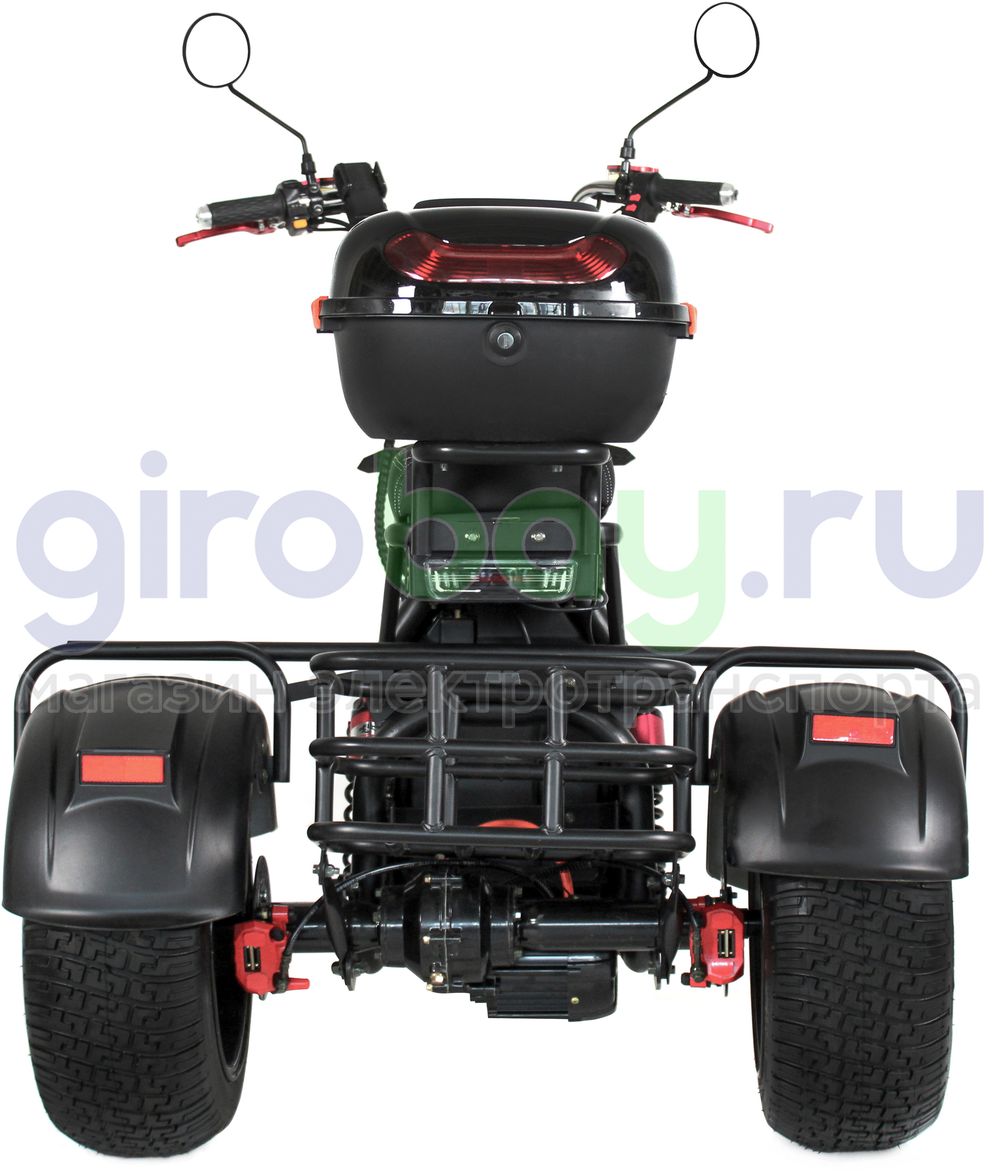 Электроскутер IKINGI X12 PRO TRIKE 3000W - Чёрный фото №8