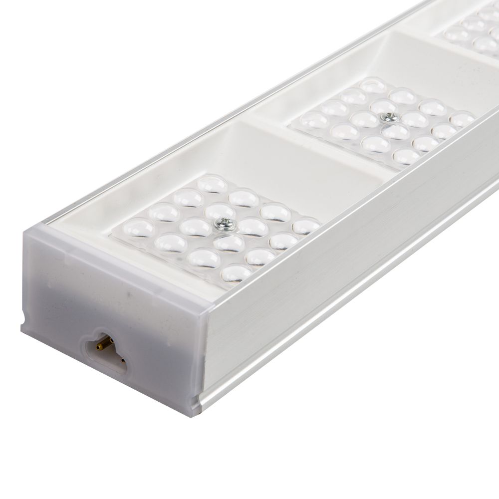 ULO-EL120B-100W-4000K-K SILVER LINKABLE Светильник светодиодный накладной. соединяемый. Белый свет 4000K. Корпус серебристый. Угол 60 градусов. ТМ Uniel