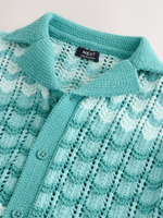 Кардиган с коротким рукавом Next AA9-499, Бирюзовый