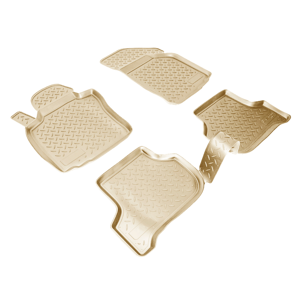 Ковры в салон Norplast/Unidec для Seat Leon в кузове 1P1 (2005-2012), Бежевый, арт.NPL-Po-80-35-B