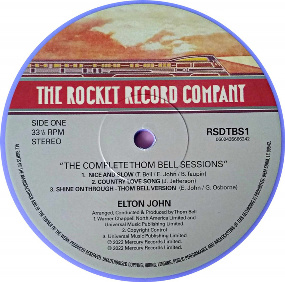 Elton John / The Complete Thom Bell Sessions (Coloured Vinyl)(LP)