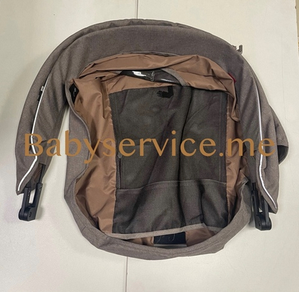 Капюшон Carrello Echo серо-бежевый