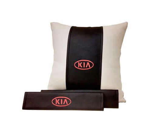 Подарочный набор автомобилисту "Безопасность" (подушка + накладка на ремень безопасности)