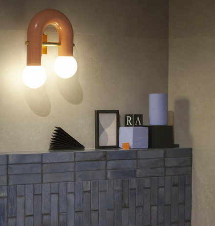 Wall design lamp Pyppe II by UTU Soulful Lighting