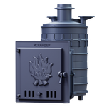 Чугунная печь для бани Искандер ЗК 18