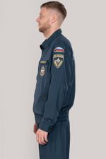 Костюм летний мужской МЧС (Патруль-240, серо-синий)