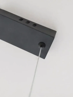 Люстра потолочная светодиодная OutFrame, 57Вт, Нейтральный свет, Черный