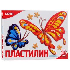 Plastilin Lori Классика 16 rəng