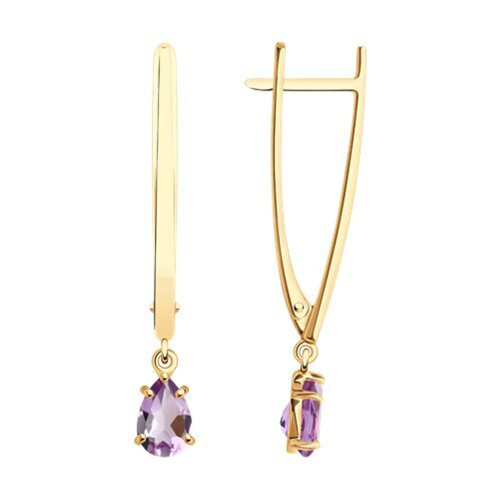 Серьги из золота 585 пробы