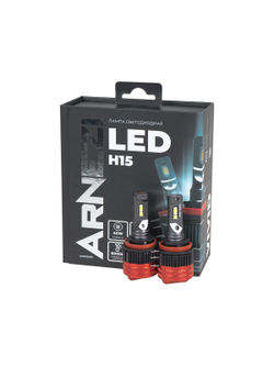 Лампа светодиодная 12/24V H15 45W 3500lm 6000K ARNEZI Vivid LED 2 шт. DUOBOX IP68 A2000059