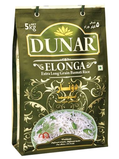 Рис Dunar Basmati Elonga длиннозерный шлифованный 5 кг