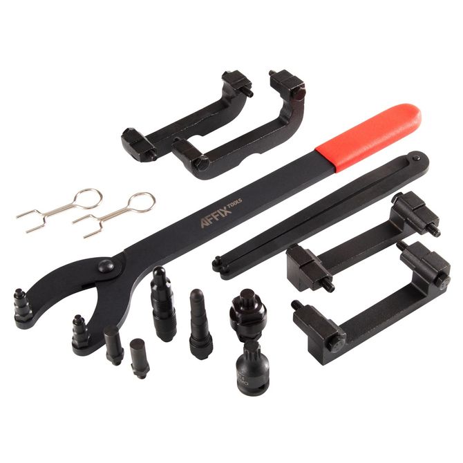 AFFIX (AF10321142C) Набор фиксаторов для двигателей VW-Audi TFSI, кейс, 16 предметов