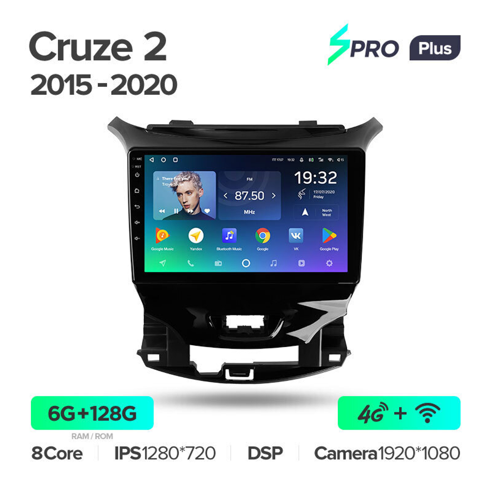 Teyes SPRO Plus 9" для Chevrolet Cruze 2015-2020