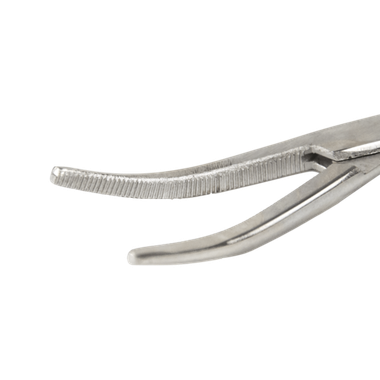 Зажим ( Корцанг ) Загнутый 22см CHR-22 / N-FTS18