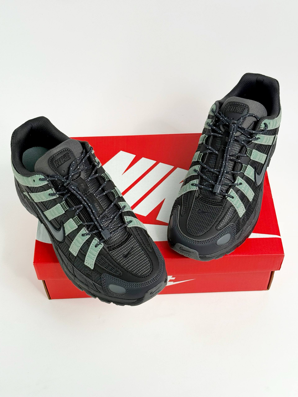 Кроссовки Nike P-6000 #B133 (зел.)