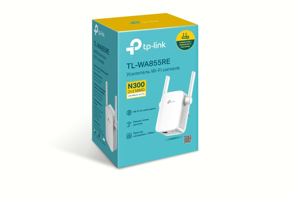 Wi-Fi усилитель сигнала TP-LINK TL-WA855RE (300Мбит)