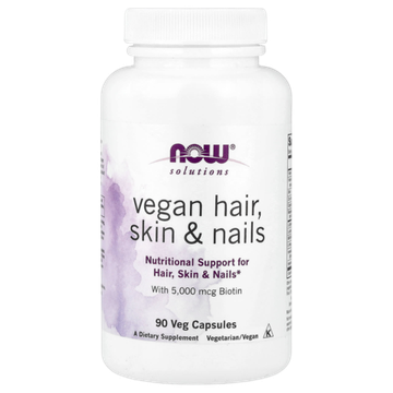 Now Foods Vegan hair, skin & nails 90 veg capsules , Для волос, ногтей и кожи